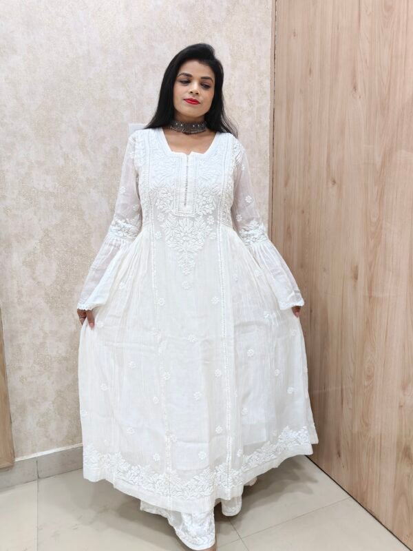 Mul Chanderi Gown - Image 5