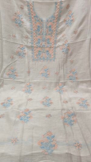 Mul Chanderi Kurta and Dupatta Fabric