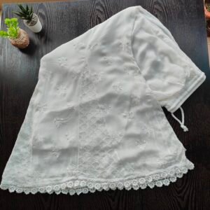 Viscose Kalidaar Palazzo - Shadow Work with Resham Work