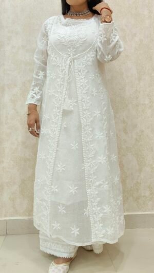 Pure Kota Jali Shrug Gown
