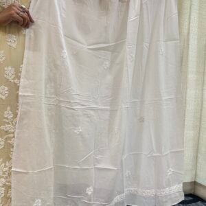 Pure Cotton Dupatta with Chikankari Work