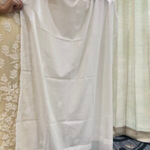 Pure Cotton Dupatta With Chikankari Work