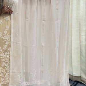 Pure Viscose Dupatta With Shadow Chikankari Work