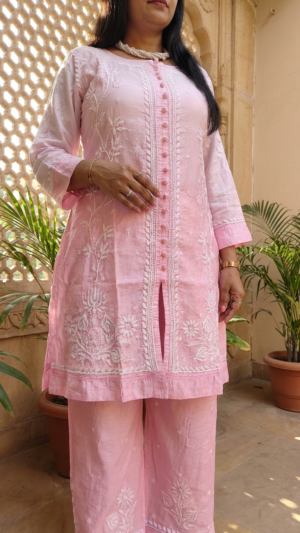 Pure Banarasi Chanderi Co-Ord Set