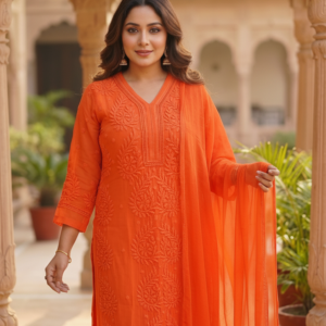 Pure Viscose 3D Work Kurti