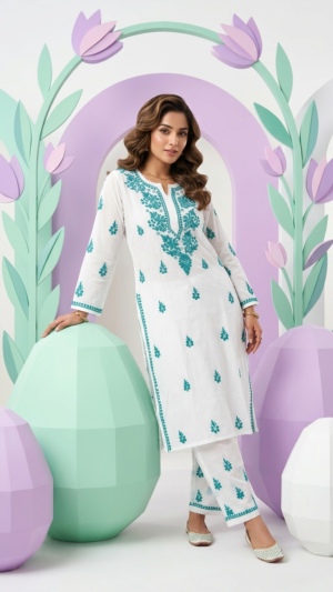 Pure Cotton Kurta and Pant Set