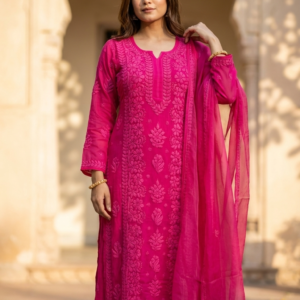 Pure Viscose Kurti With Mukaish Work