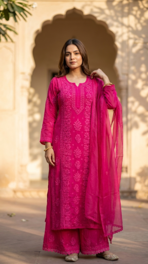 Pure Viscose Kurti With Mukaish Work