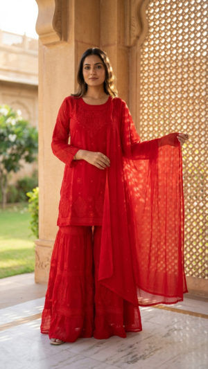 Pure Viscose Garara Set