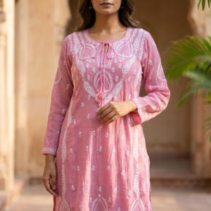 Pure Mul Chanderi Co-Ord Set