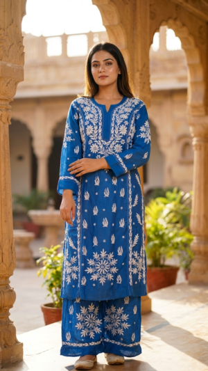 Pure Muslin Kurta and Pant set