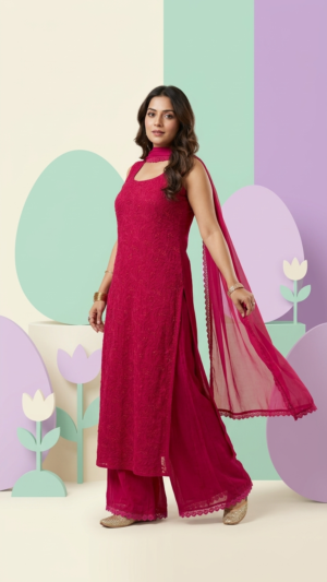 Pure Viscose Noodle Strap Kurti