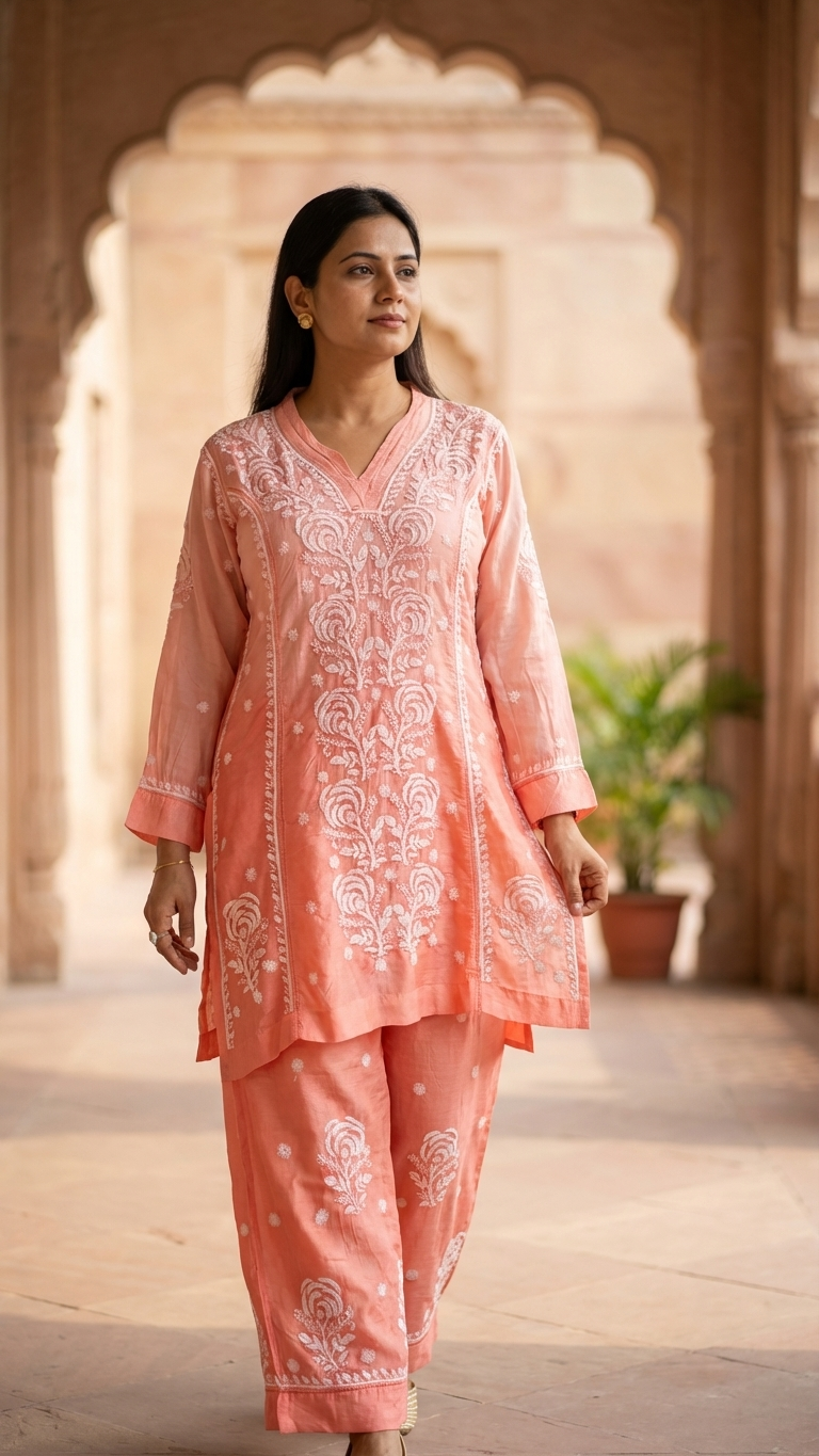 Pure Muslin Co-Ord Set - Image 2