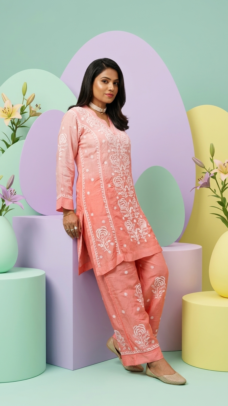Pure Muslin Co-Ord Set