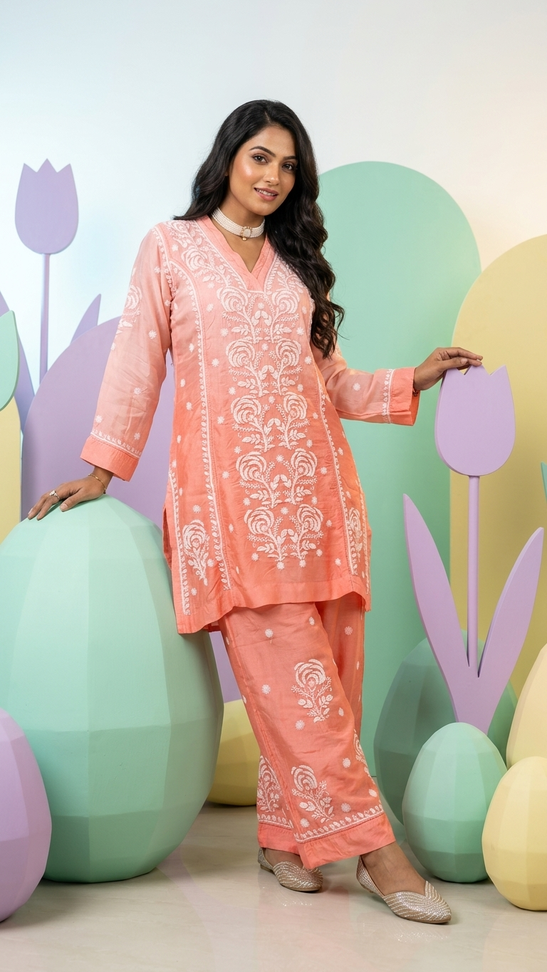 Pure Muslin Co-Ord Set - Image 4