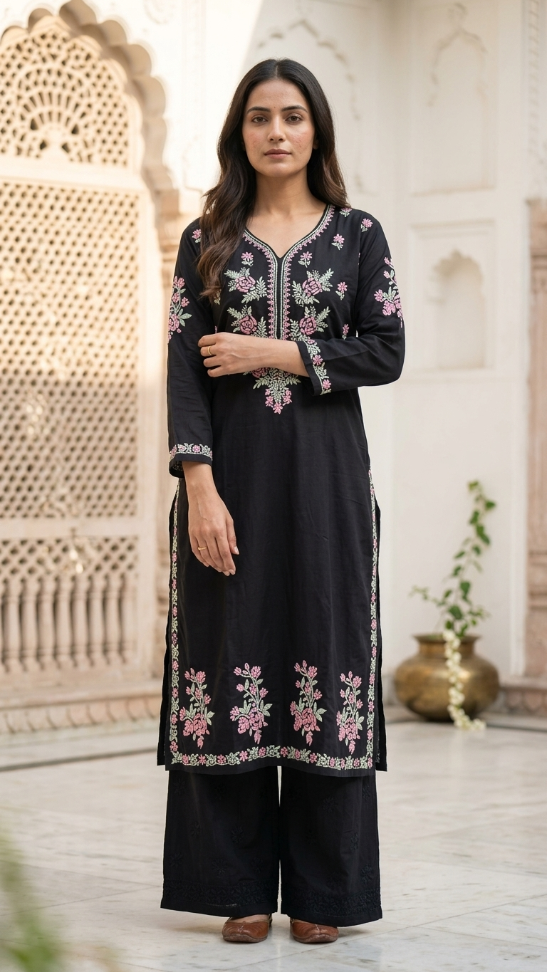 Premium Rayon Cotton Kurti - Image 3