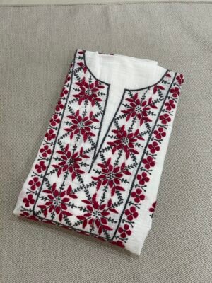 Pure Slub Cotton Kurta Fabric.