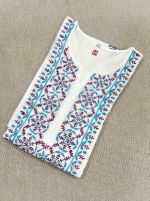 Pure Slub Cotton Kurti - Size 44