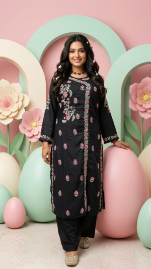 Premium Rayon Kurti Angrakha Pattern.