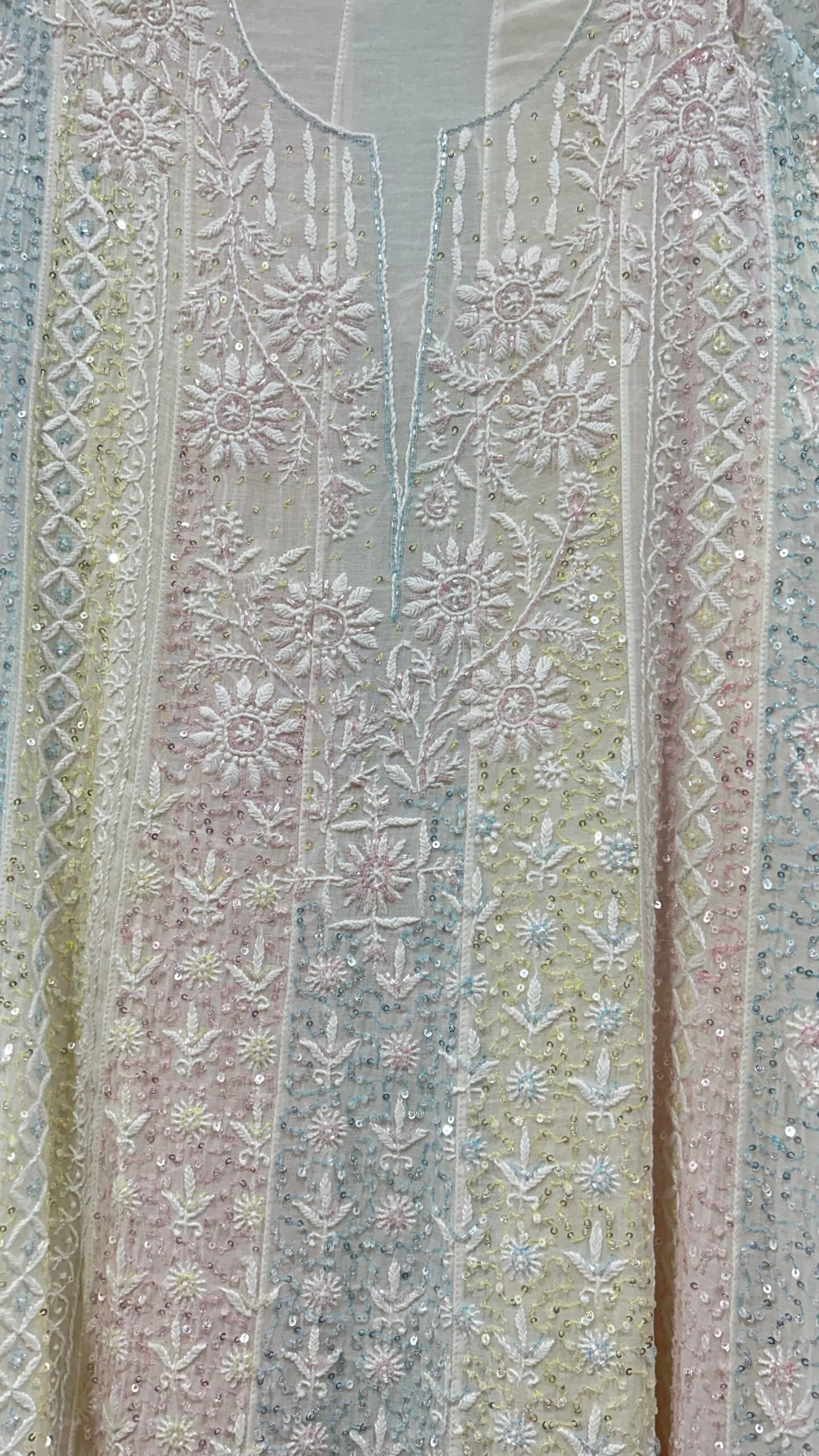 Pure Mul Chanderi Anarkali. - Image 2