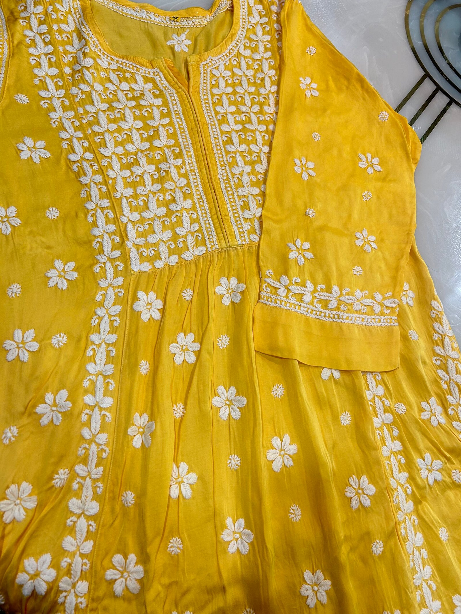 Pure Modal Satin Kurti. - Image 2