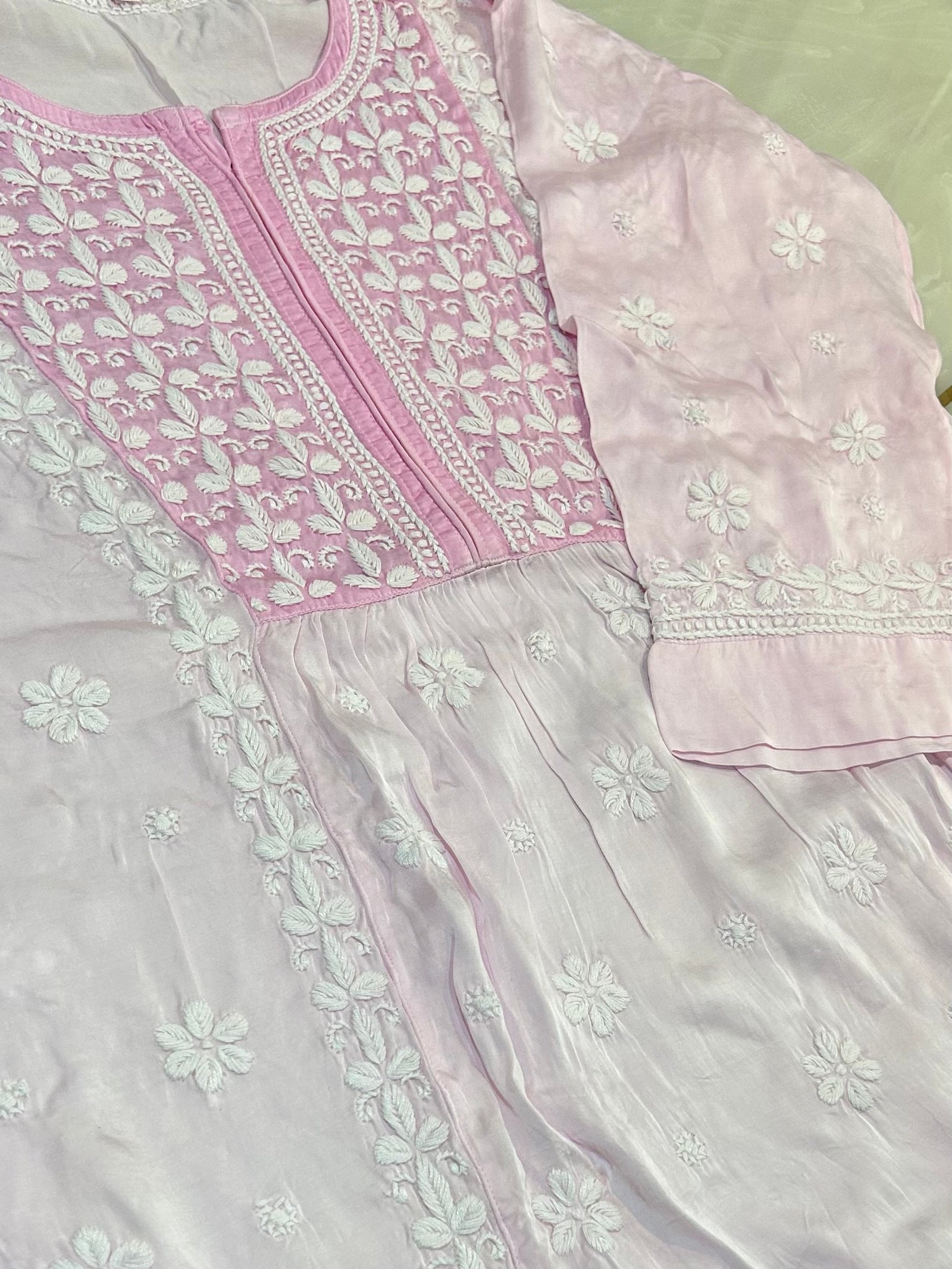Pure Modal Satin Kurti. - Image 3